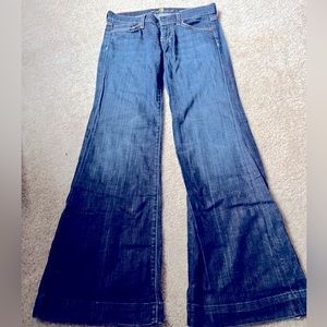 7 for all Mankind flare leg jeans